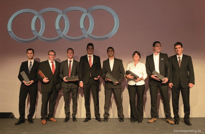 Auszeichnung für die besten Audi-Verkäufer