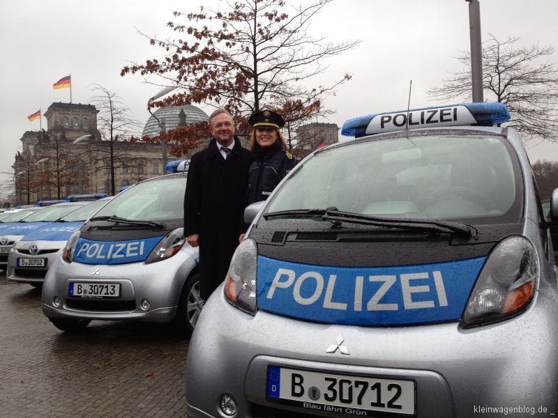 Berliner Polizei fährt Mitsubishi i-MiEV