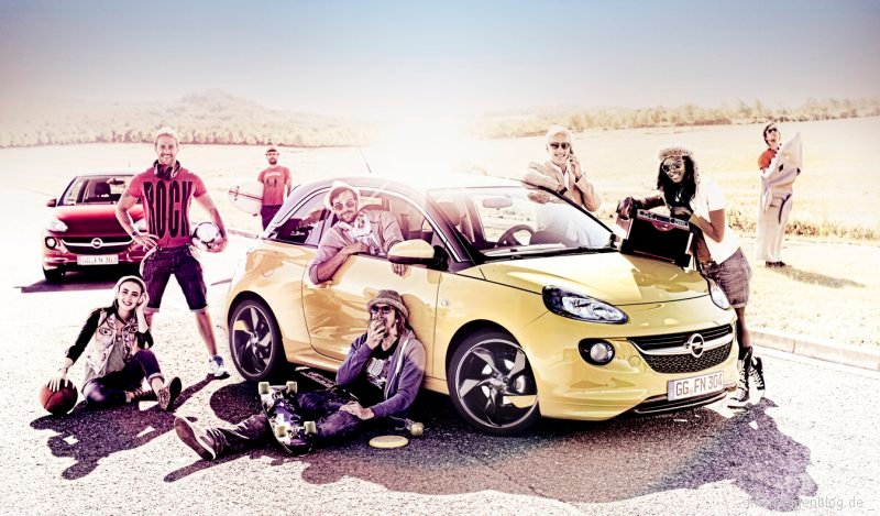 Der Opel Adam inspiriert junge Künstler