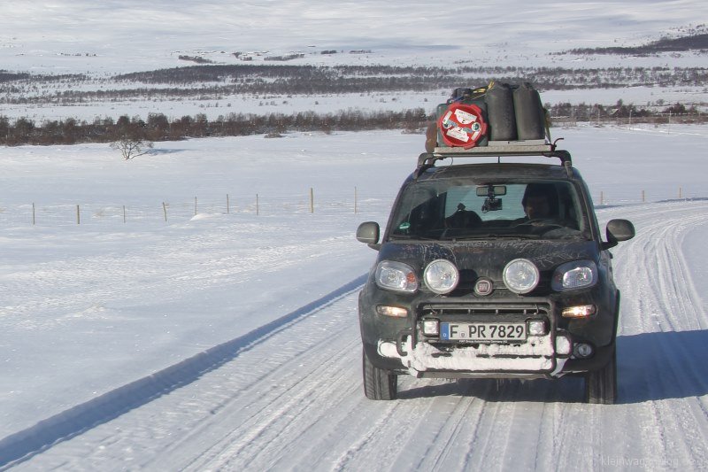 Fiat Panda 4x4 zum Nordkap
