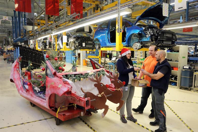 Ford Fiesta Weihnachtsschlitten