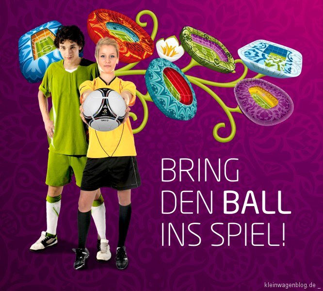 Kia sucht das offizielle Ballkind für das Finale der Fußball-Europameisterschaft 2012