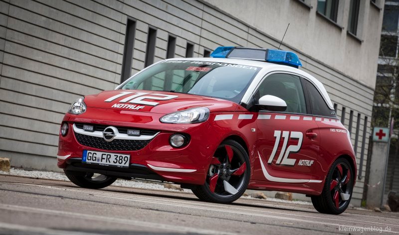 Opel Adam für die Feuerwehr