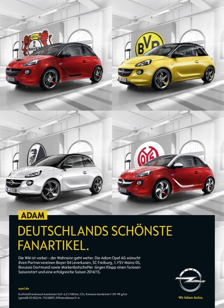 Opel Adam Werbung