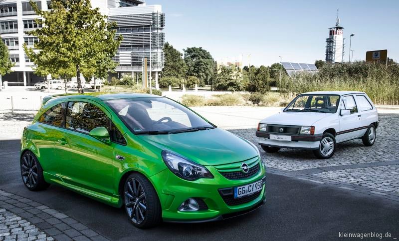 Opel Corsa feiert 30. Geburtstag