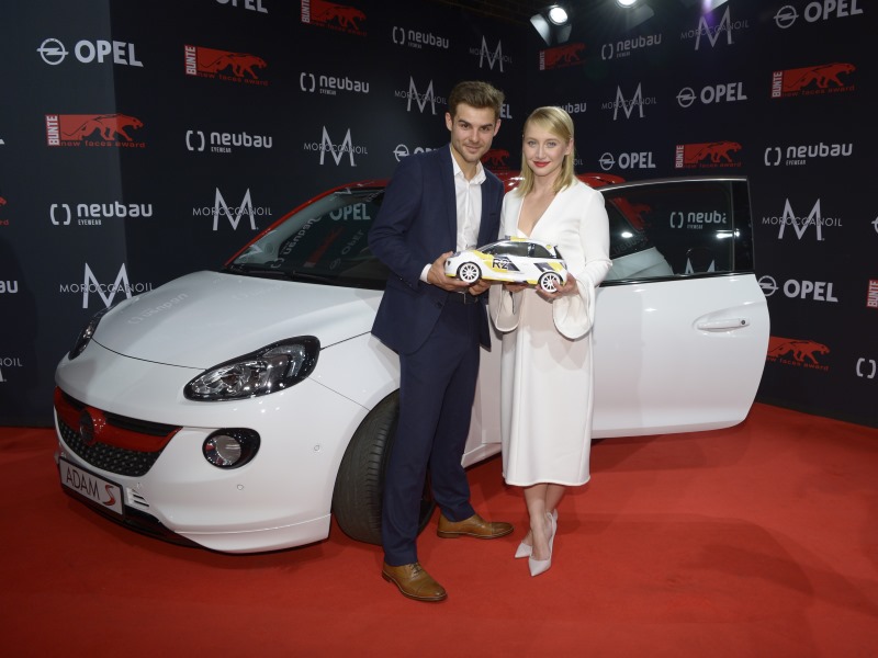Opel erneut Partner des BUNTE new faces award FILM 2016