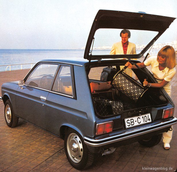 40 Jahre Peugeot 104 Kleinwagenblog
