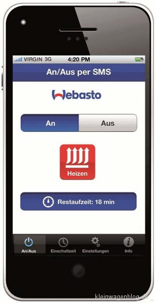 Webasto: Standheizung per App steuern