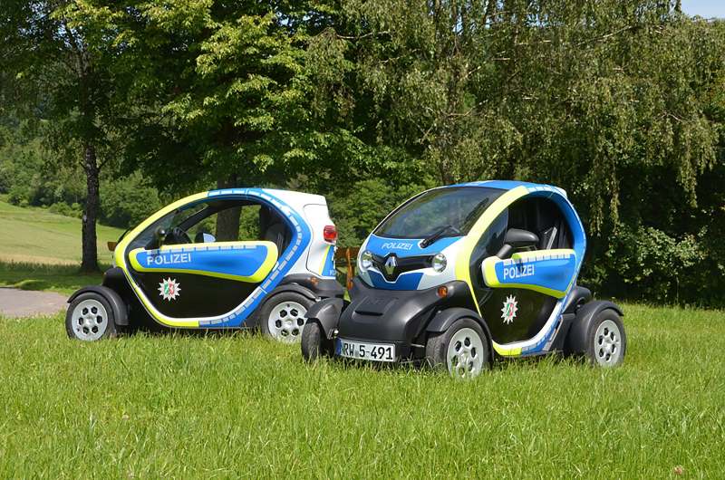 Renault Elektroautos für die Polizei Bonn