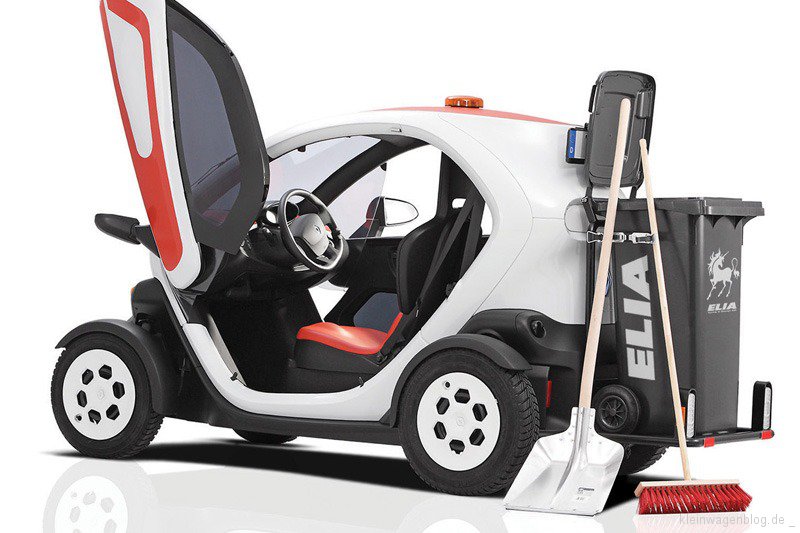 Renault Twizy als Müllwagen