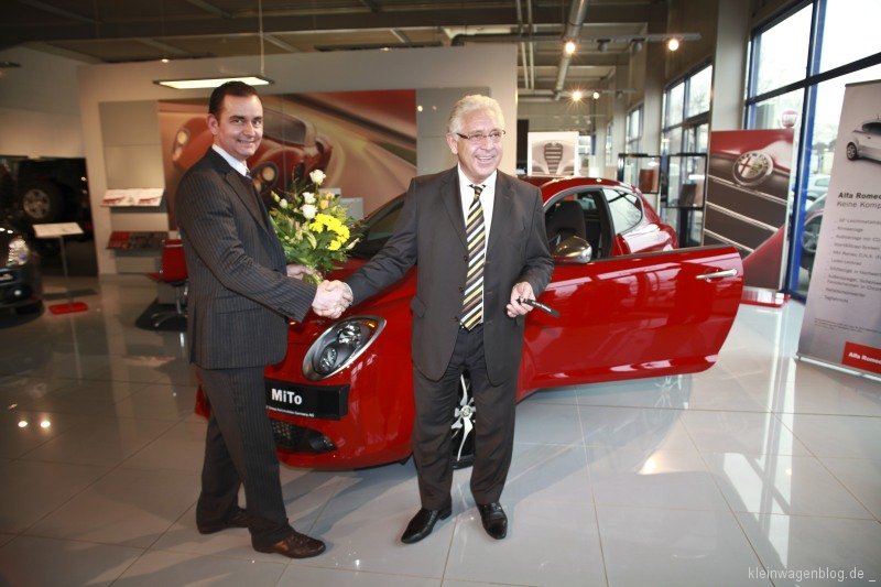 Rolf Milser gewinnt Alfa Romeo MiTo beim Ball des Sports 2012