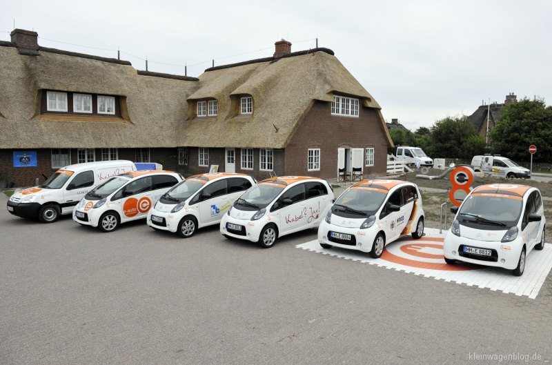 Sylt von Citroën Elektroautos elektrisiert 2011