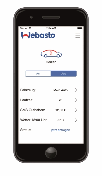 Webasto ThermoCall App