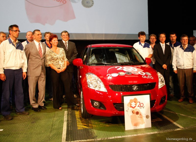 Zweimillionster Suzuki in Ungarn produziert