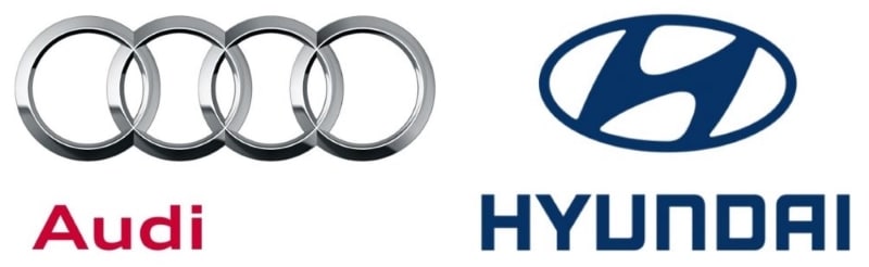 Audi-Logo | Hyundai-Logo