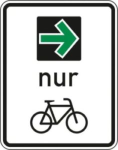 Grünpfeil nur für Radfahrer?