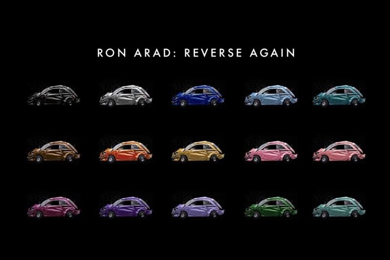Ron Arad verwandelt den ikonischen Fiat 500 in ein digitales Kunstwerk