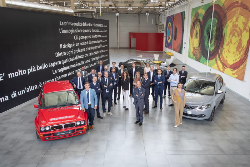 Luca Napolitano, Jean Pierre Ploué, Roberta Zerbi & Lancia Team